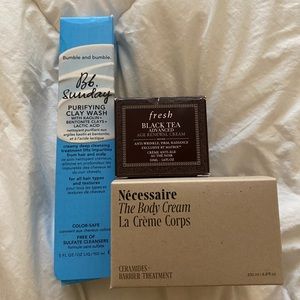 Unopened Skincare Bundle Fresh Beauty Necessaire Bumble and Bumble